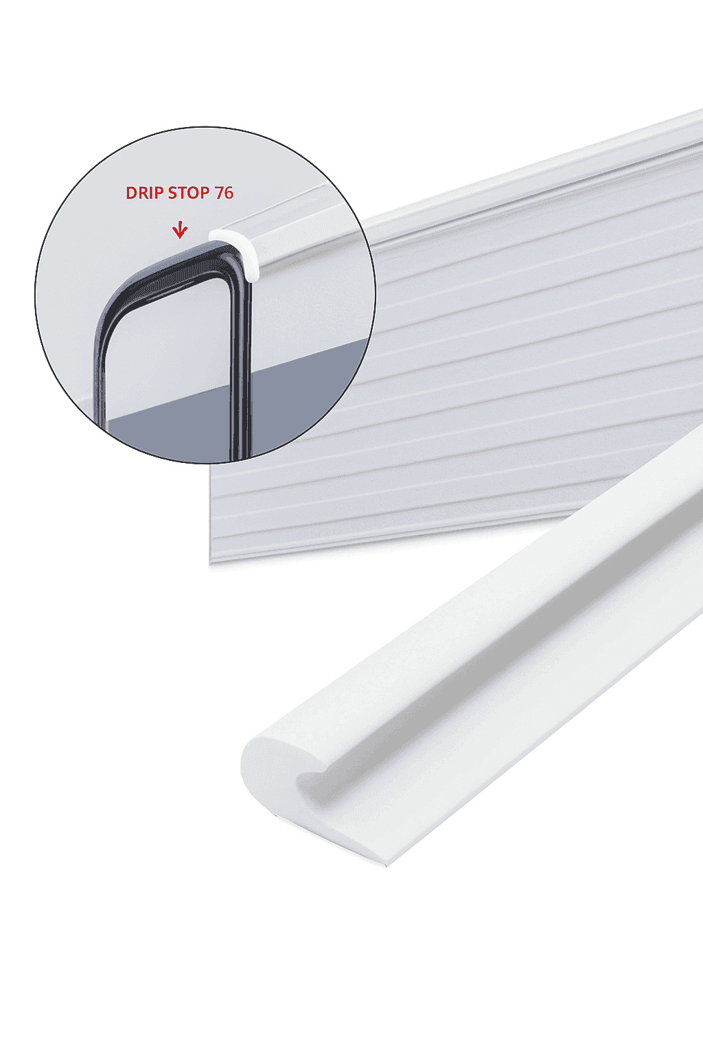 Water Guide Strip Drip Stop for Caravan, Motorhome, Camper, Van, Car, RV-as pic