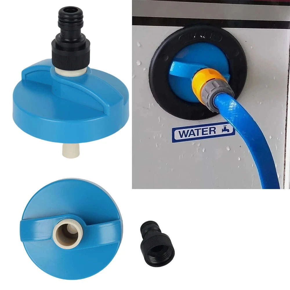 Water Inlet Filler Cap Quick Hose Connector-as shown / Germany