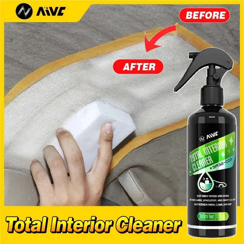 Waterless Car Interior Cleaner for Fabric, Leather & Dashboard-300ml