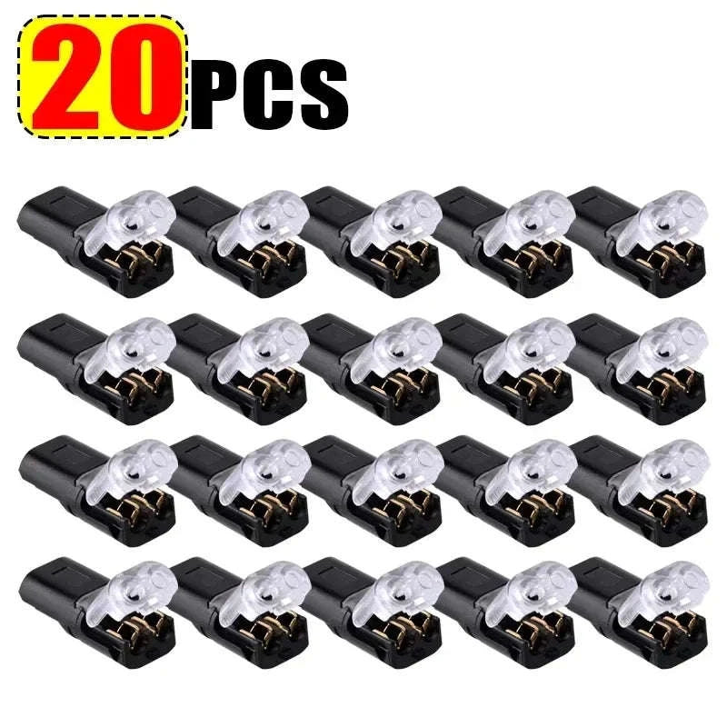 Waterproof 2-Pin Automotive Electrical Connector Plug-10pcs