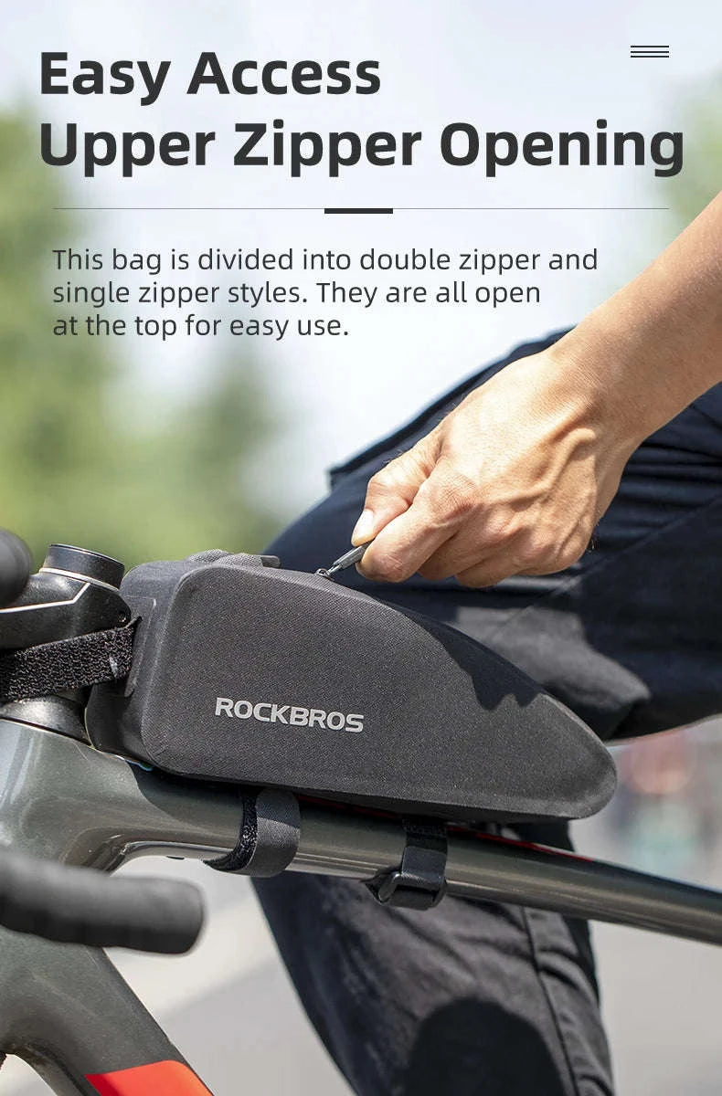 Waterproof Bicycle Frame Bag 1–1.6L Top Tube Storage-AS-019 1L / Other