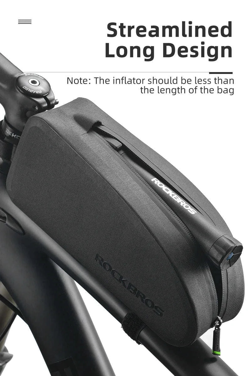 Waterproof Bicycle Frame Bag 1–1.6L Top Tube Storage-AS-019 1L / Other