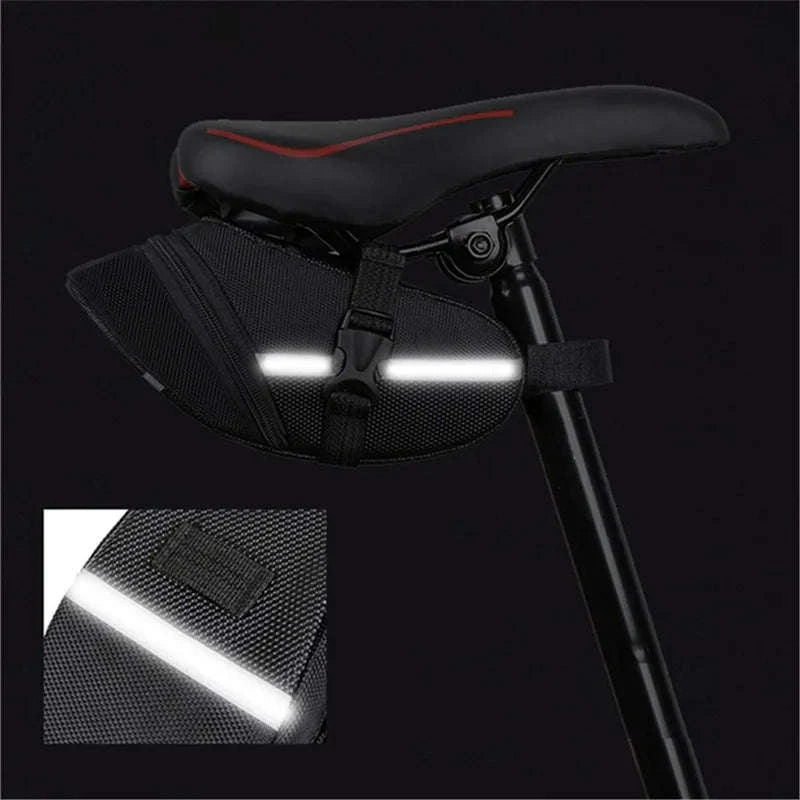 Waterproof Bicycle Phone Bag with Touchscreen Front Tube Mount-Red Style B