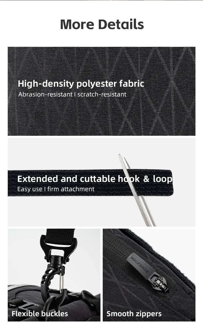Waterproof Bicycle Triangle Bag 2-in-1 Detachable Bike Storage Pack-30180017001