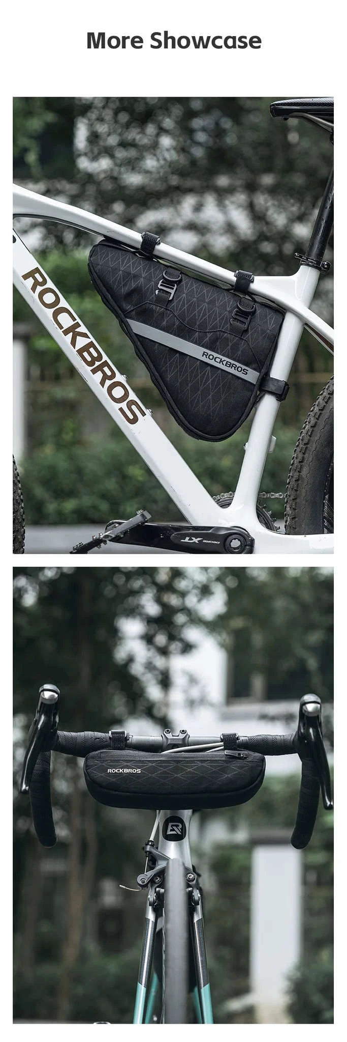 Waterproof Bicycle Triangle Bag 2-in-1 Detachable Bike Storage Pack-30180017001