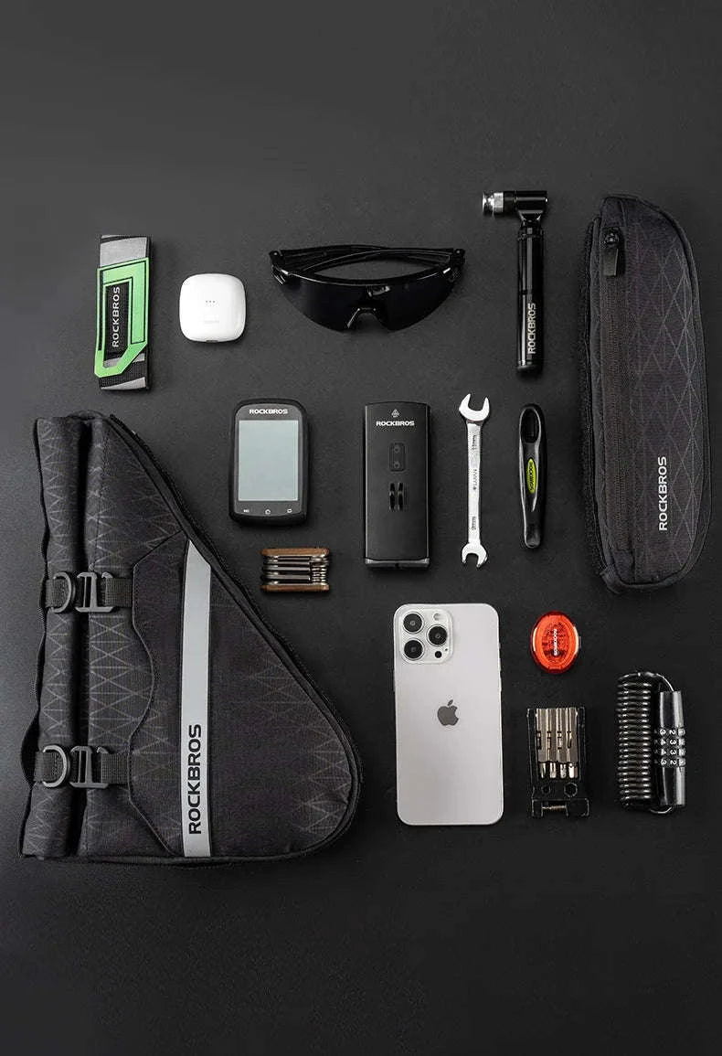 Waterproof Bicycle Triangle Bag 2-in-1 Detachable Bike Storage Pack-30180017001