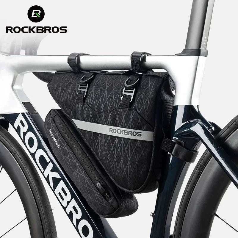 Waterproof Bicycle Triangle Bag 2-in-1 Detachable Bike Storage Pack-30180017001