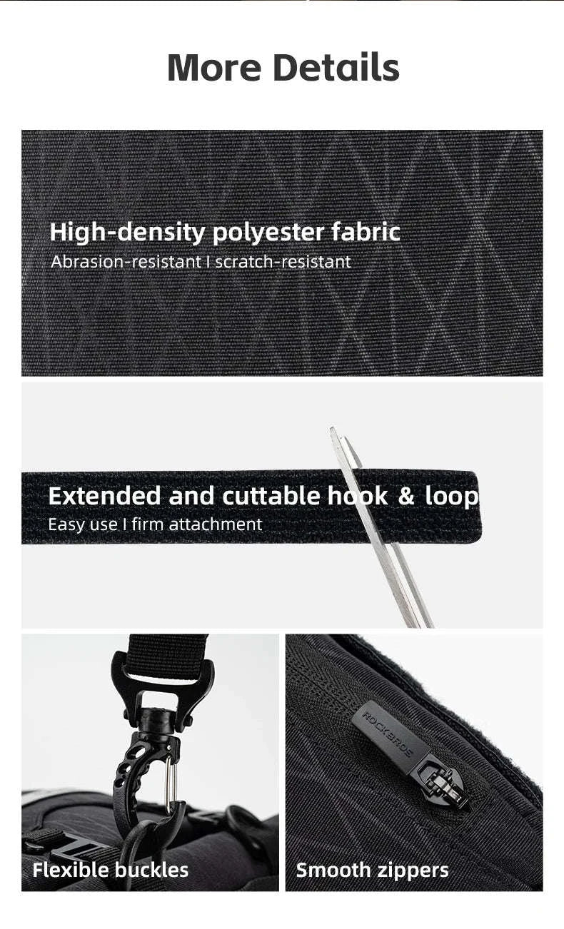 Waterproof Bicycle Triangle Bag 2-in-1 Detachable Bike Storage Pack-30180017001