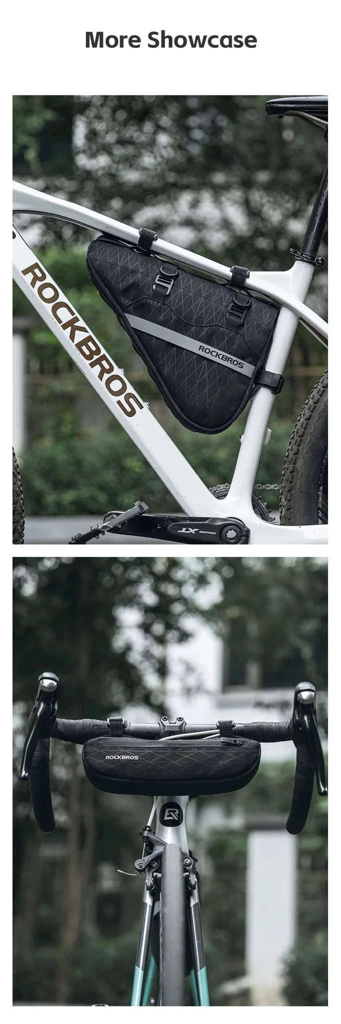 Waterproof Bicycle Triangle Bag 2-in-1 Detachable Bike Storage Pack-30180017001