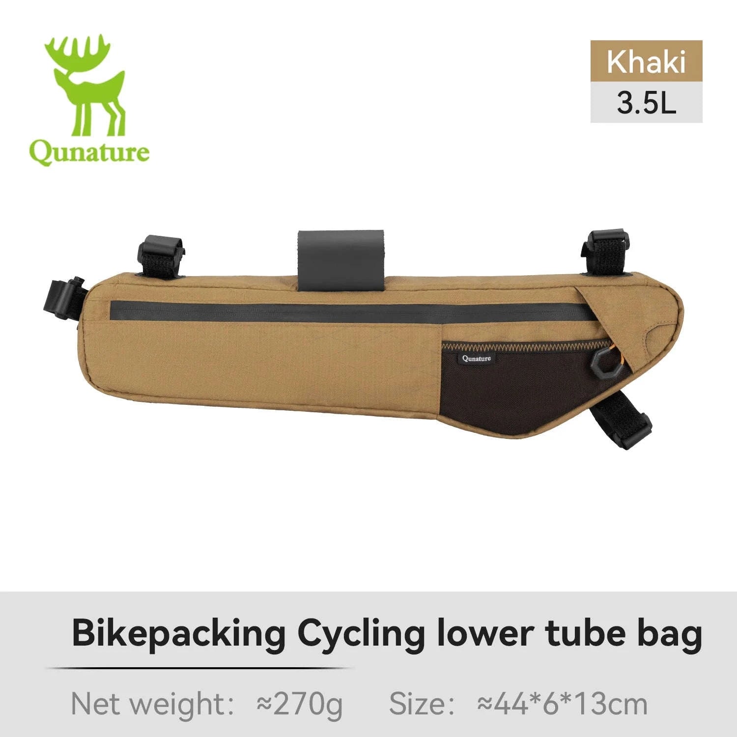 Waterproof Bike Frame Bag Large Capacity Cycling Storage Pack-30180027-KQ-5.0L