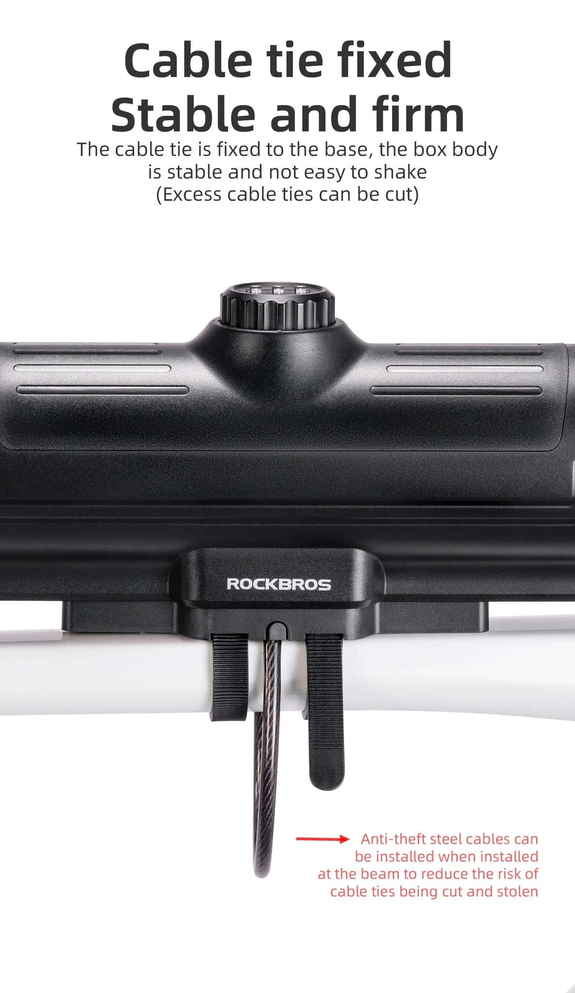 Waterproof Bike Frame Bag with Password Lock 0.7L-30120125001 / about 0.7L