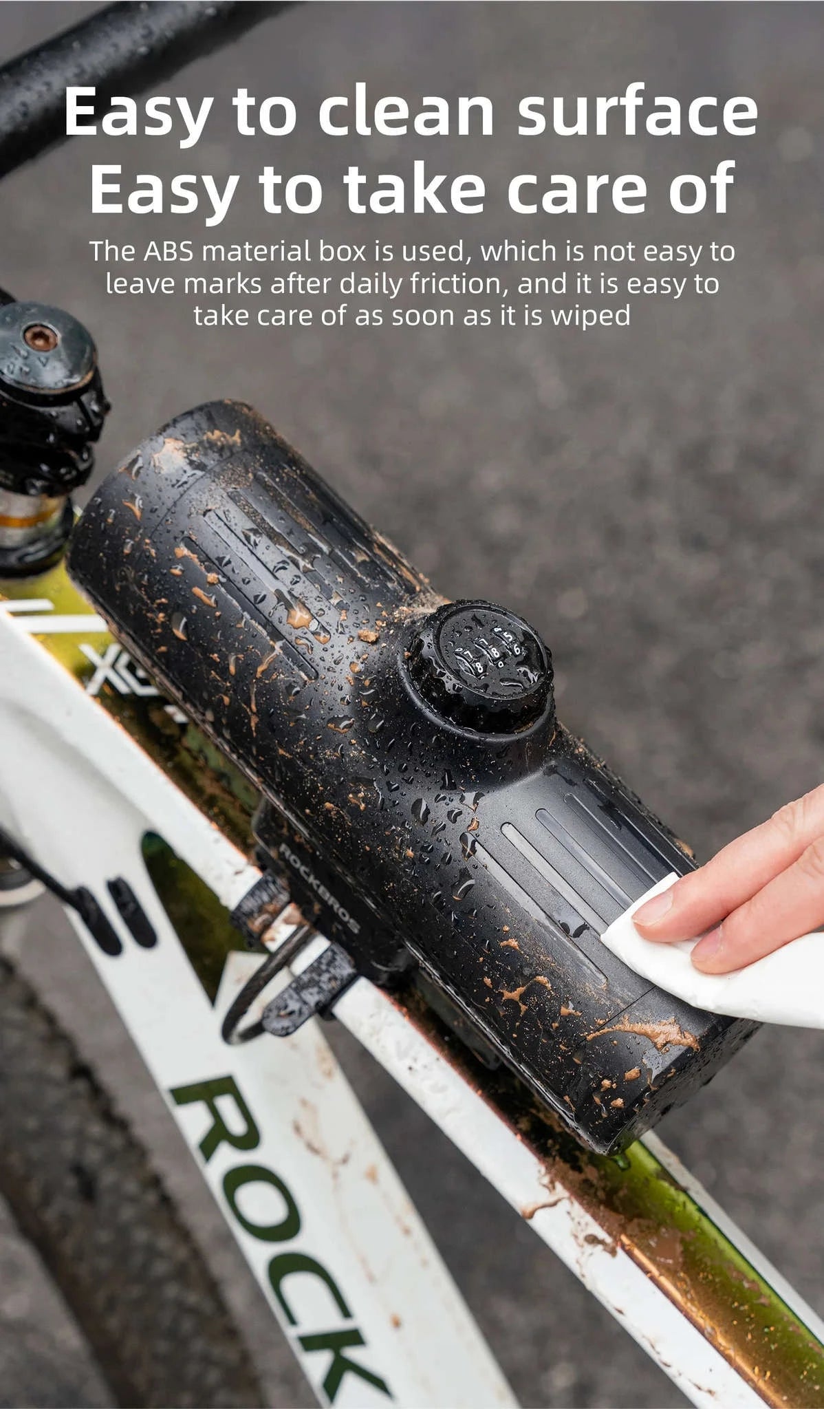 Waterproof Bike Frame Bag with Password Lock 0.7L-30120125001 / about 0.7L