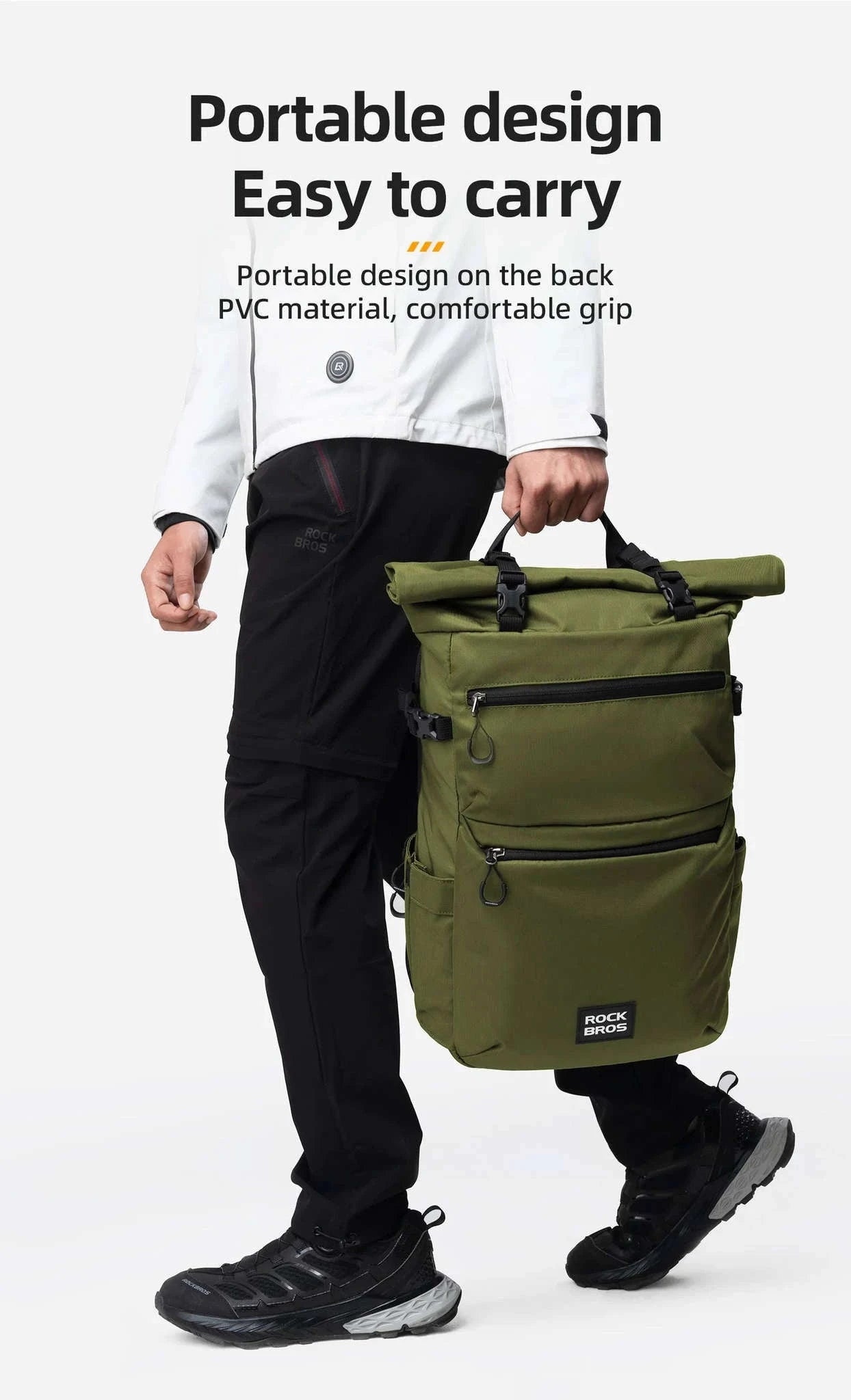 Waterproof Bike Pannier Bag 11–16L Double Side Rack Storage-30140102002
