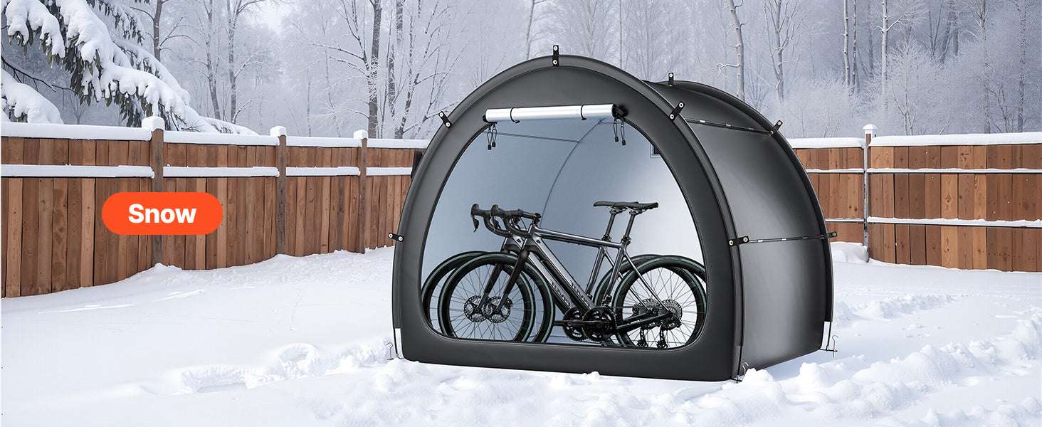 Waterproof Bike Storage Tent with Vent Window and Fiberglass Frame-Single Side Opening / United States
