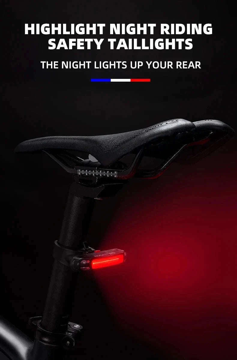 Waterproof Bike Taillight LED Rear Light with Multiple Modes-WR01A -7Modes