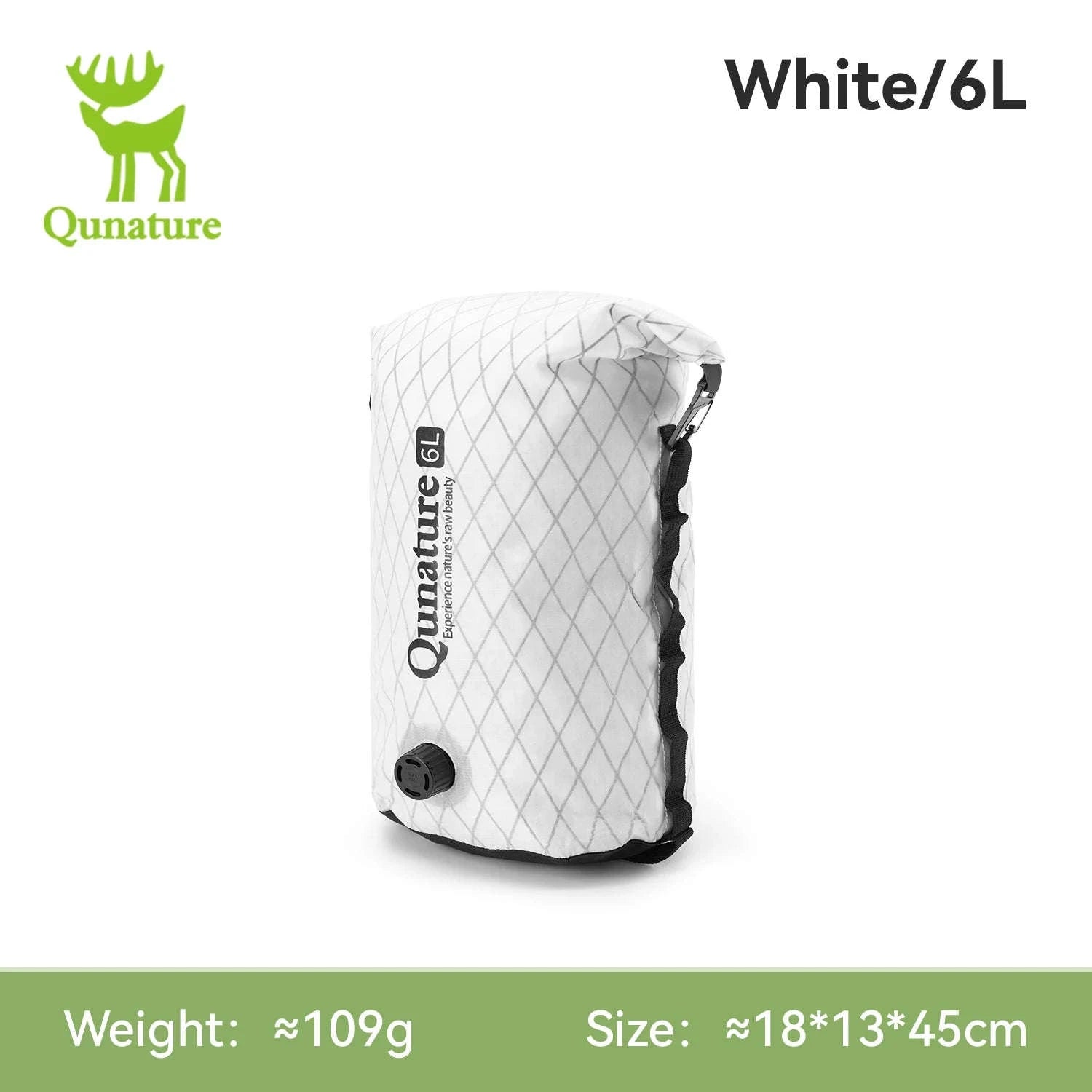 Waterproof Bikepacking Saddle Bag 6L/12L Rack Storage for Cycling-white-12L(only bag)