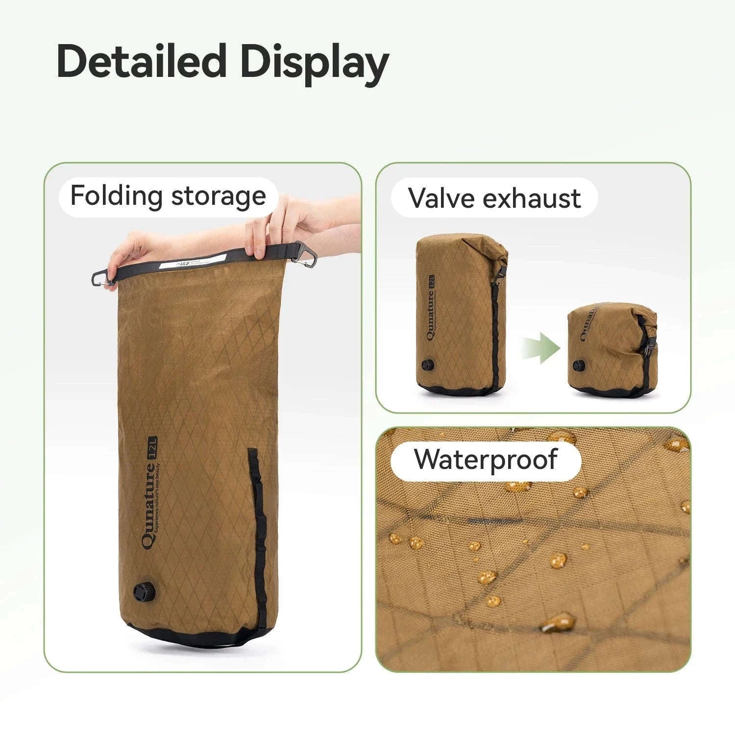 Waterproof Bikepacking Saddle Bag 6L/12L Rack Storage for Cycling-white-12L(only bag)