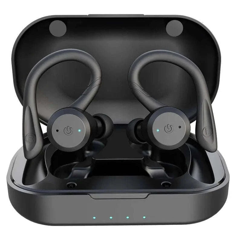 Waterproof Bluetooth 5.0 Sport Earbuds with 20H Playtime & Dual Wear Fit-Pink