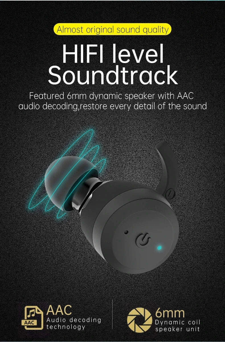 Waterproof Bluetooth 5.0 Sport Earbuds with 20H Playtime & Dual Wear Fit-Pink