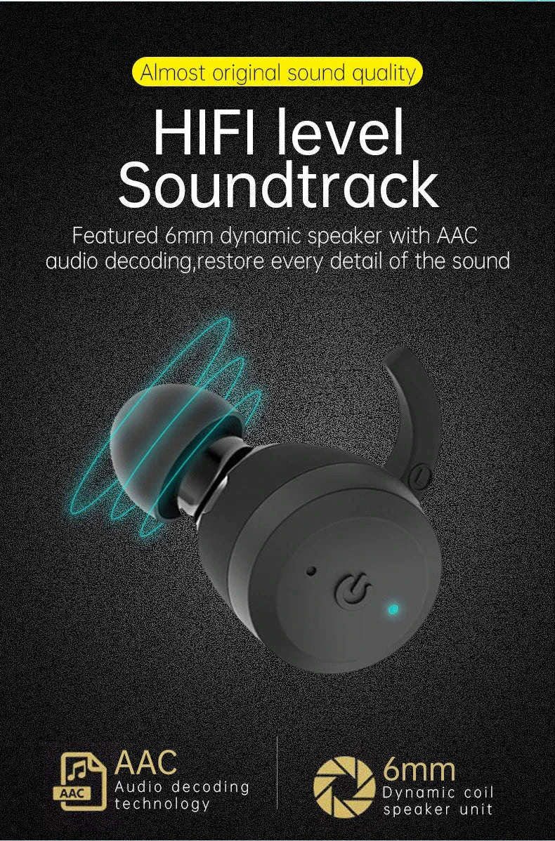 Waterproof Bluetooth 5.0 Sport Earbuds with 20H Playtime & Dual Wear Fit-Pink