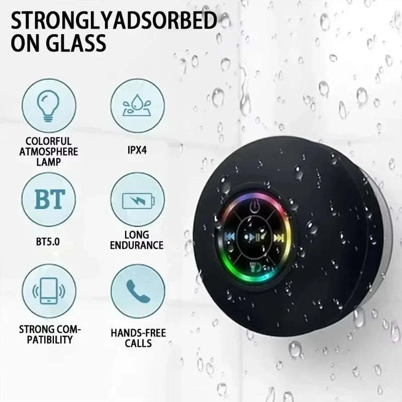 Waterproof Bluetooth Speaker-Black / China Mainland