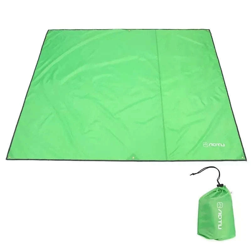 Waterproof Camping Tent Tarp and Outdoor Shelter Mat-light green / 2.4M