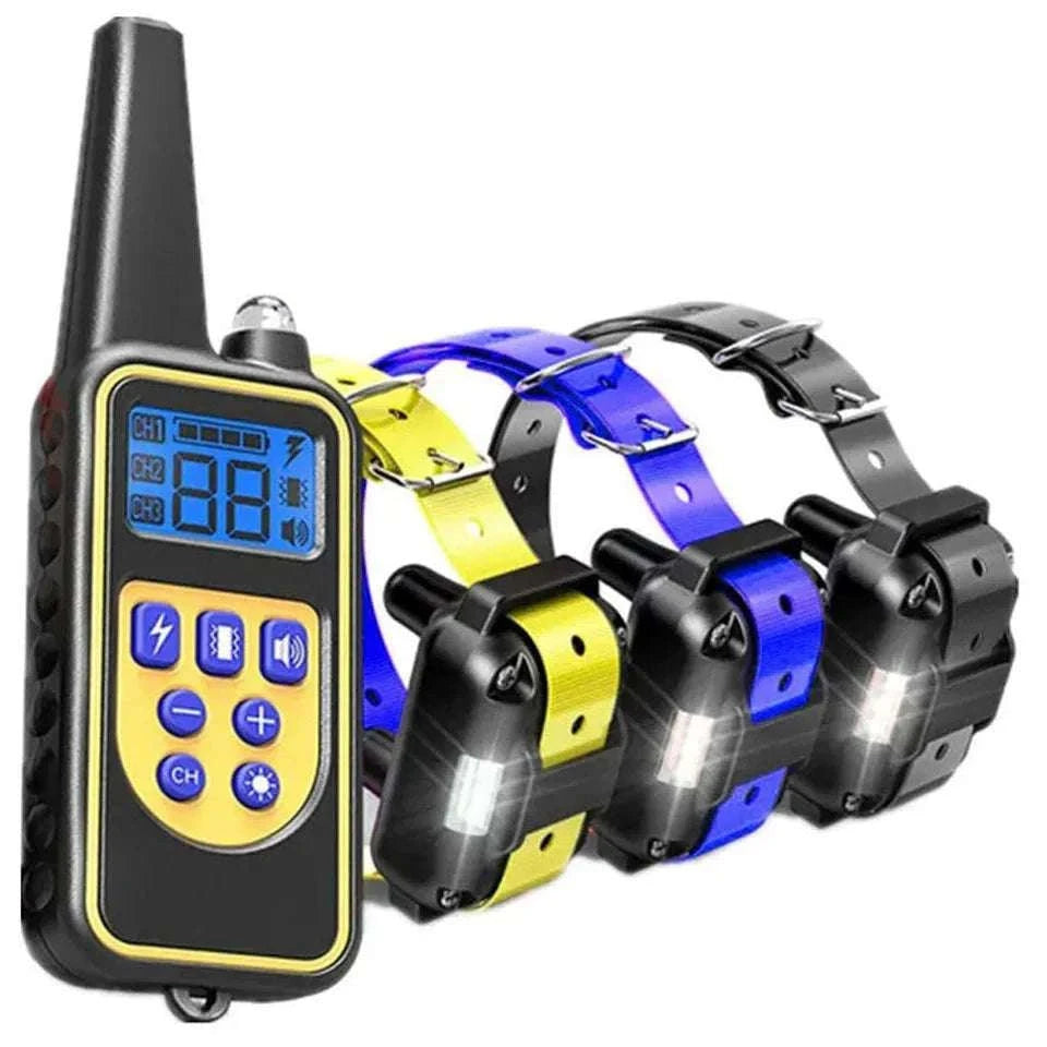 Waterproof Dog Training Collar with Remote, Rechargeable Anti-Bark-For 2 Dogs