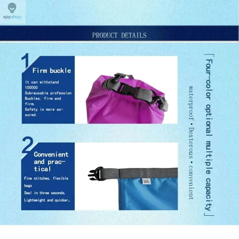Waterproof Dry Bag Sack for Outdoor Adventures-40L