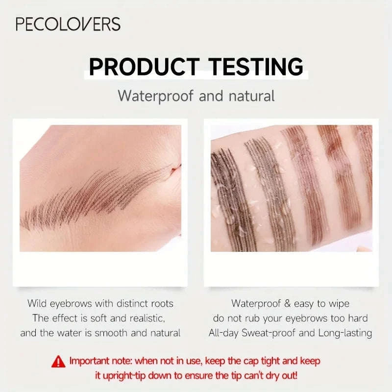 Waterproof Eyebrow Pen – 4-Split Tip Tattoo Pencil-04