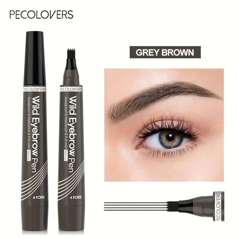 Waterproof Eyebrow Pen – 4-Split Tip Tattoo Pencil-04