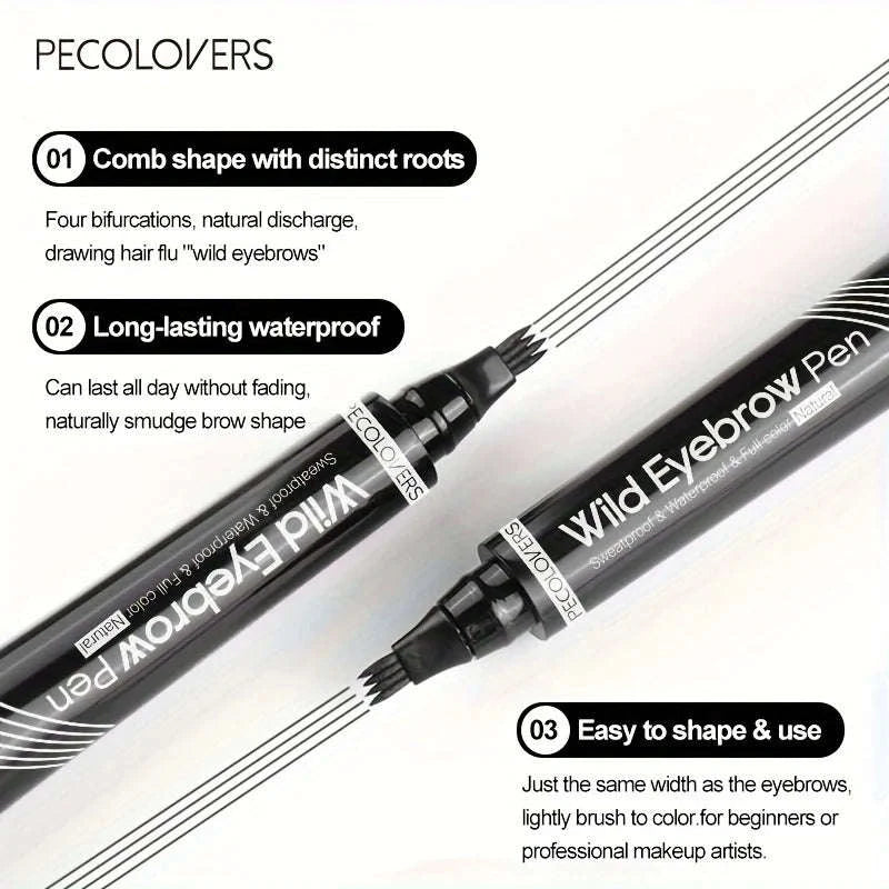 Waterproof Eyebrow Pen – 4-Split Tip Tattoo Pencil-04
