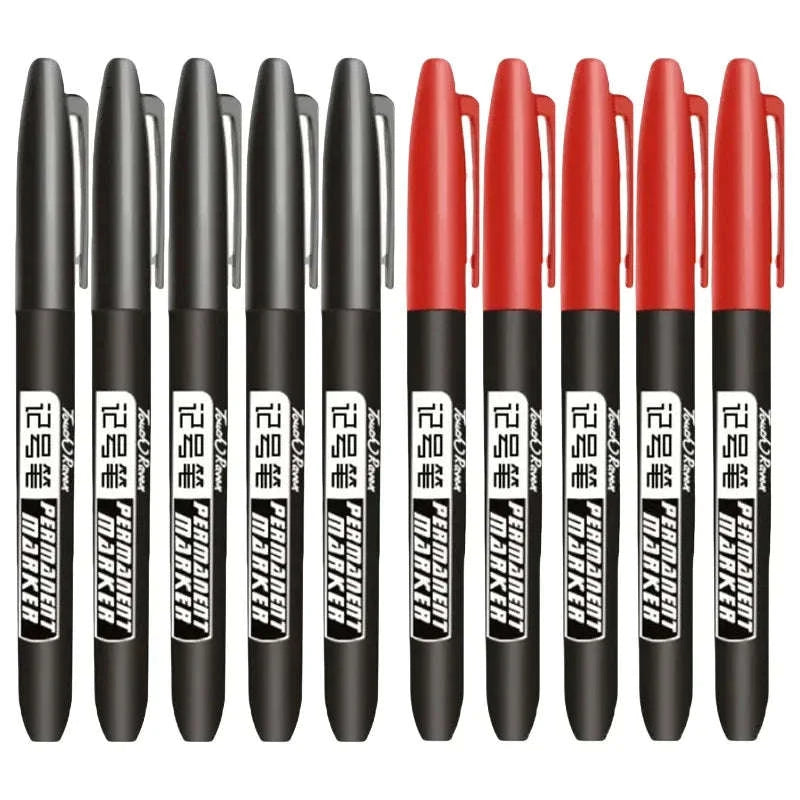 Waterproof Fine Point Marker Set-10 Black