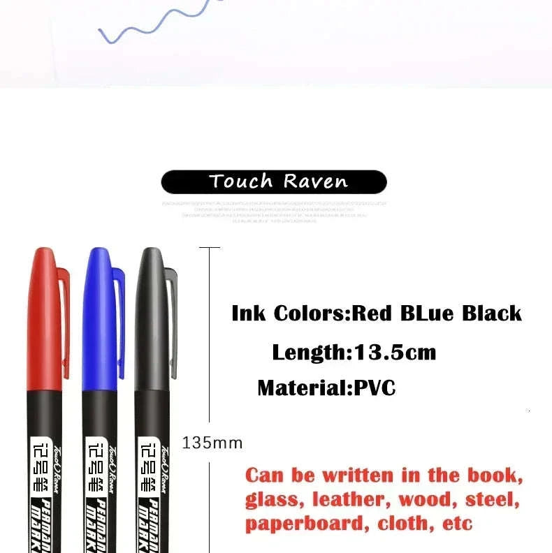Waterproof Fine Point Marker Set-10 Black