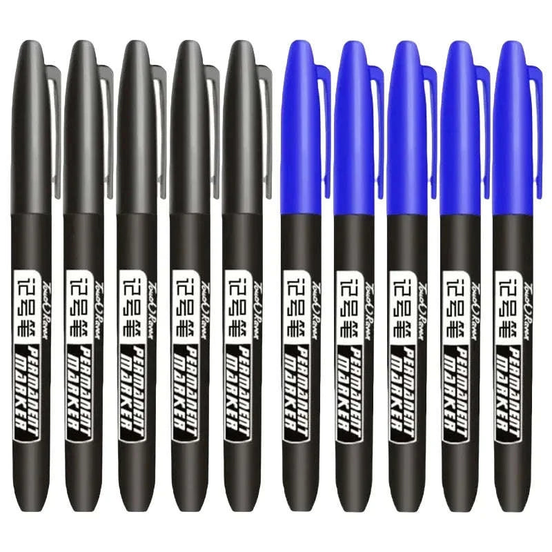 Waterproof Fine Point Marker Set-10 Black