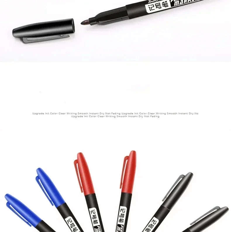 Waterproof Fine Point Marker Set-10 Black