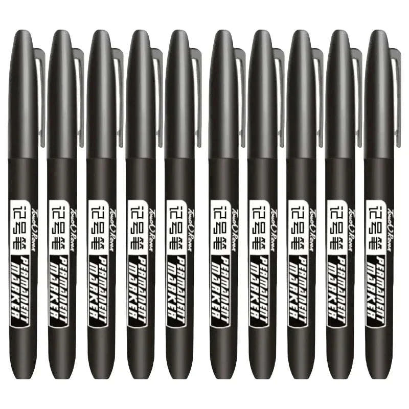 Waterproof Fine Point Marker Set-10 Black