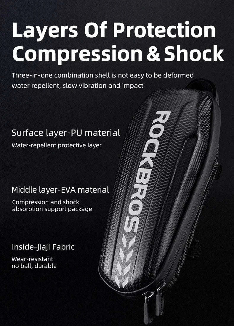 Waterproof Front Frame Bike Bag for MTB and Road Bikes-B62-1