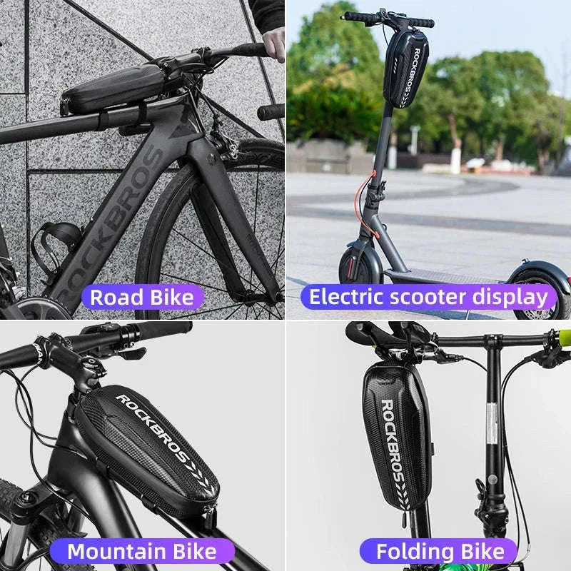 Waterproof Front Frame Bike Bag for MTB and Road Bikes-B62-1