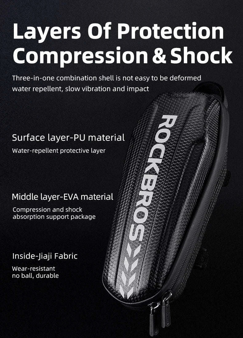 Waterproof Front Frame Bike Bag for MTB and Road Bikes-B62-1