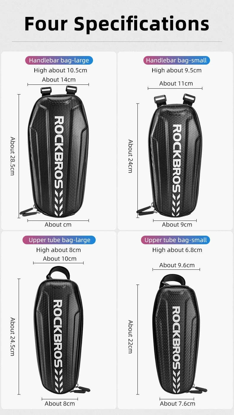 Waterproof Front Frame Bike Bag for MTB and Road Bikes-B62-1