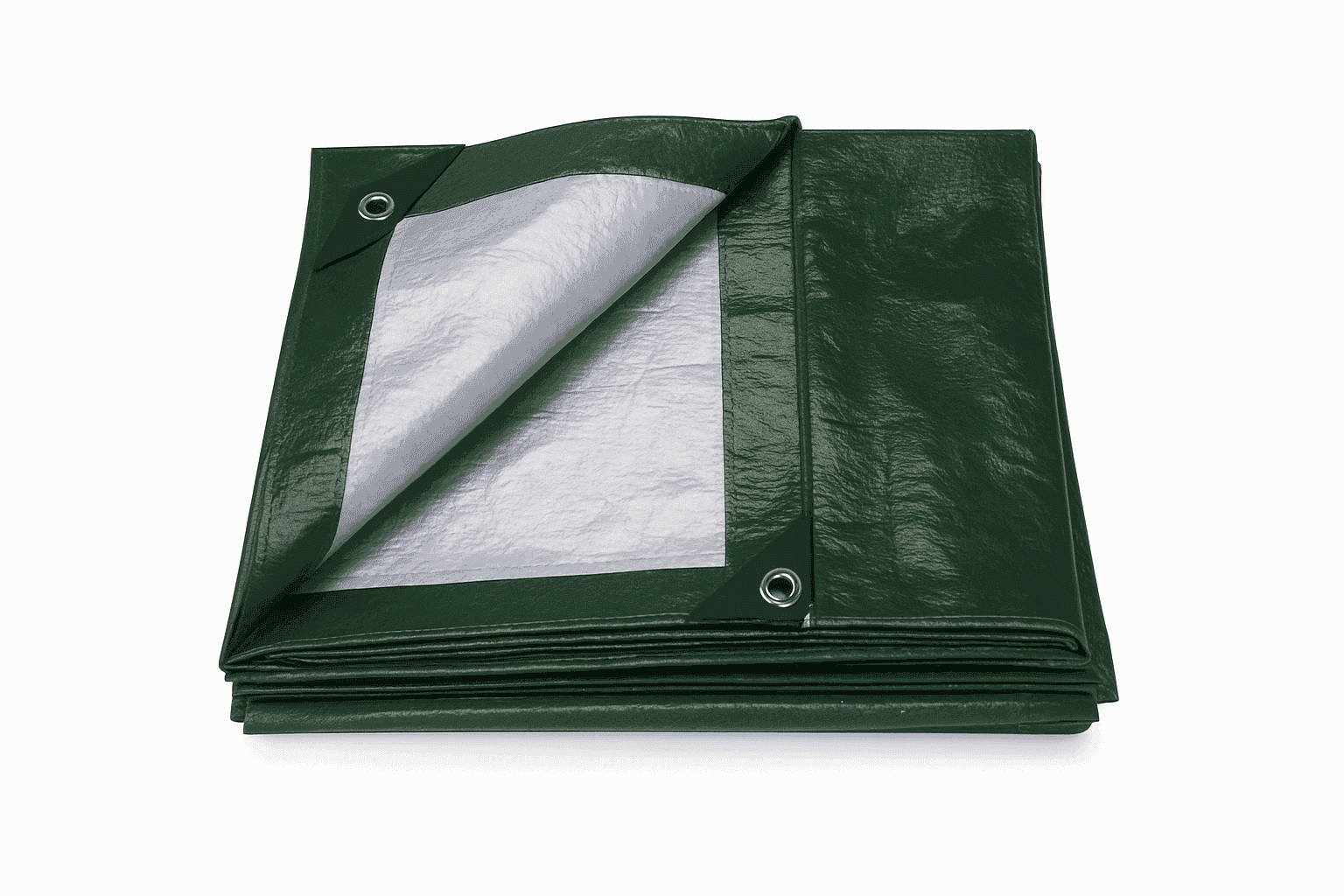 Waterproof Heavy Duty Tarpaulin Outdoor Cover-Green and Ropes / 3x4M