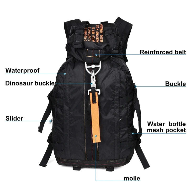 Waterproof Hiking Daypack Backpack for Camping and Travel-OD Green / United States