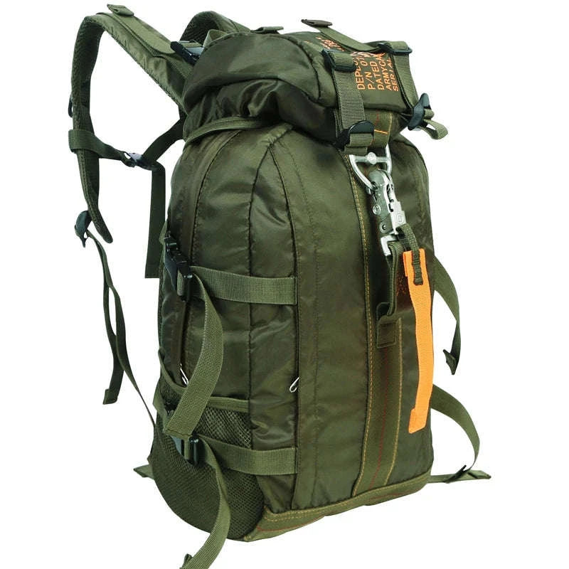 Waterproof Hiking Daypack Backpack for Camping and Travel-OD Green / United States