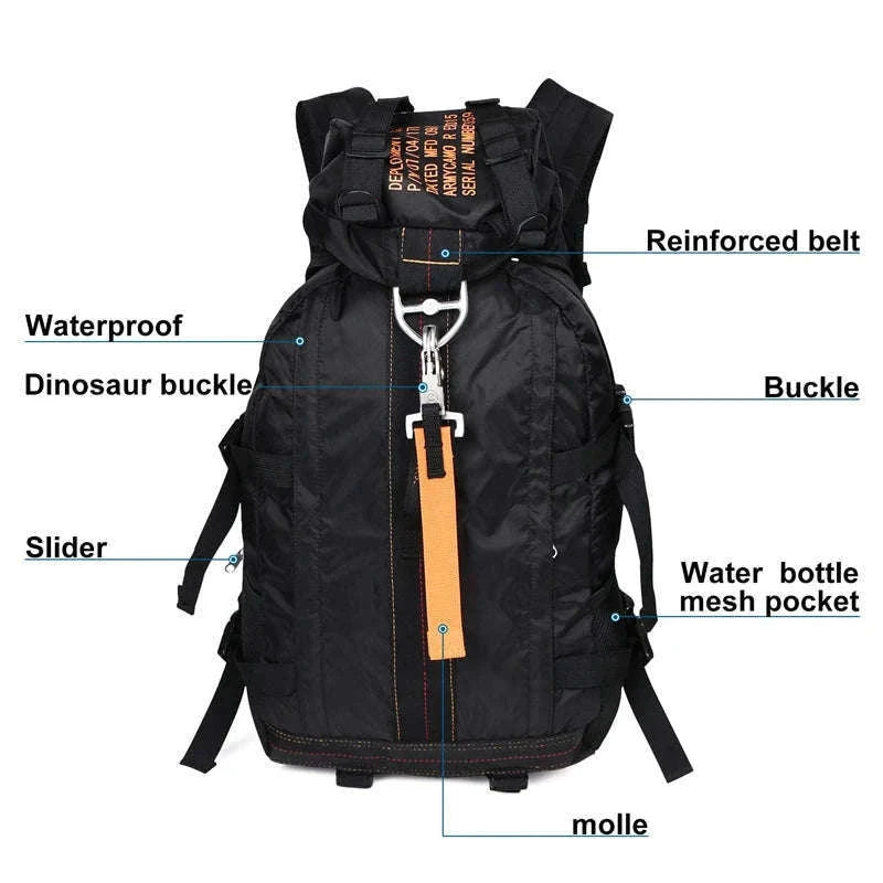 Waterproof Hiking Daypack Backpack for Camping and Travel-OD Green / United States