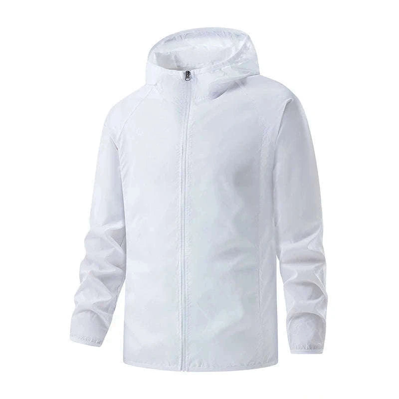 Waterproof Hiking Jacket for Men and Women Sun Protection-Unisex Sky Blue / 4XL