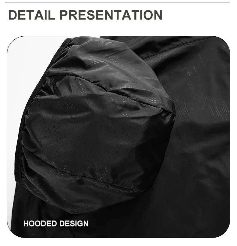 Waterproof Hiking Jacket for Men and Women Sun Protection-Unisex Sky Blue / 4XL