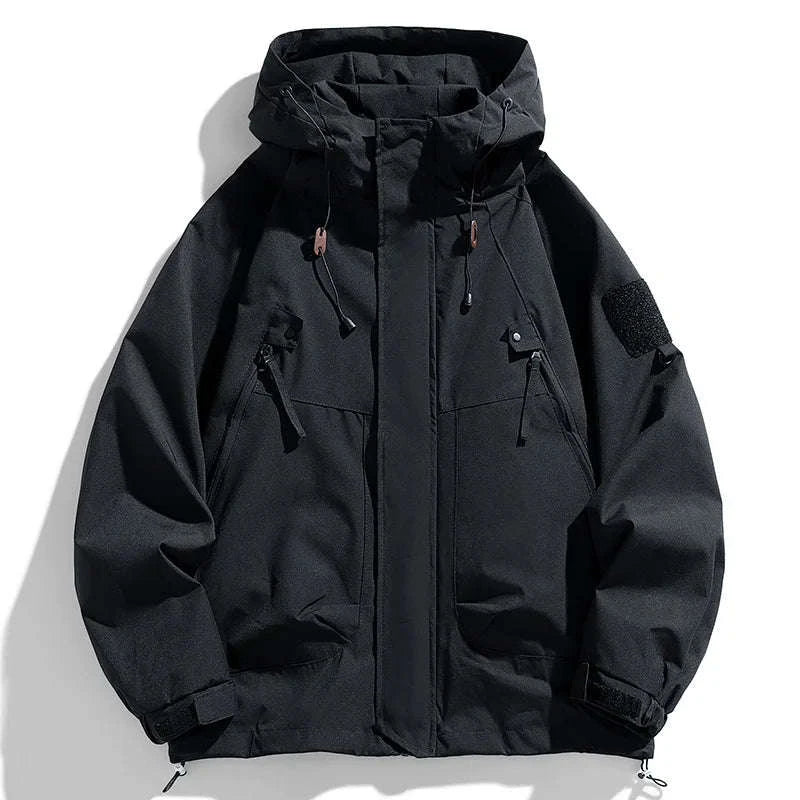 Waterproof Hooded Jacket for Men-2XL / FluorescentGreen / CHINA