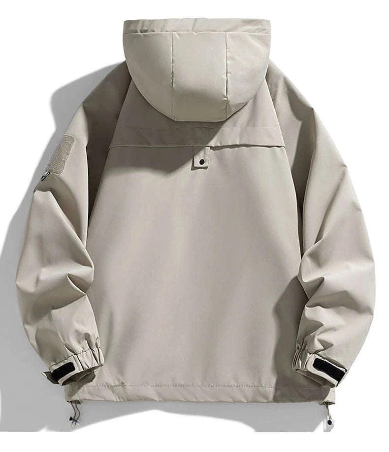 Waterproof Hooded Jacket for Men-2XL / FluorescentGreen / CHINA