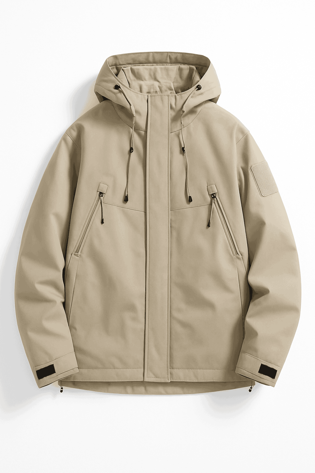 Waterproof Hooded Jacket for Men for Daily Wear and Outdoor Use-2XL / FluorescentGreen / CHINA
