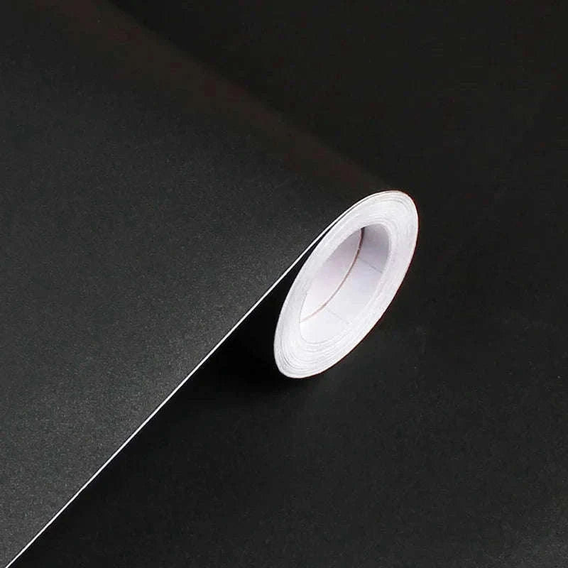 Waterproof Matte Self-Adhesive Vinyl Wallpaper Roll-400cmx55cm / White